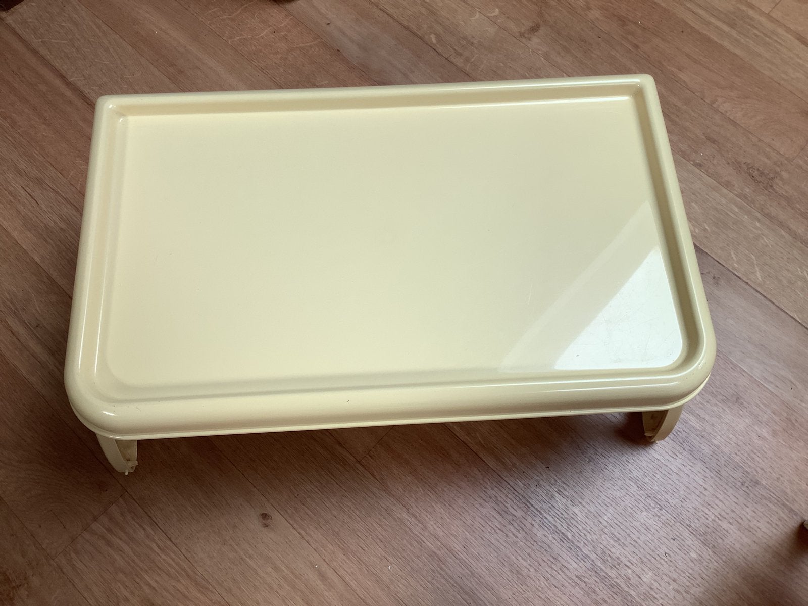 Bed/ schoottafeltje, Ophalen of Verzenden, Zo goed als nieuw, Rechthoekig, Hout