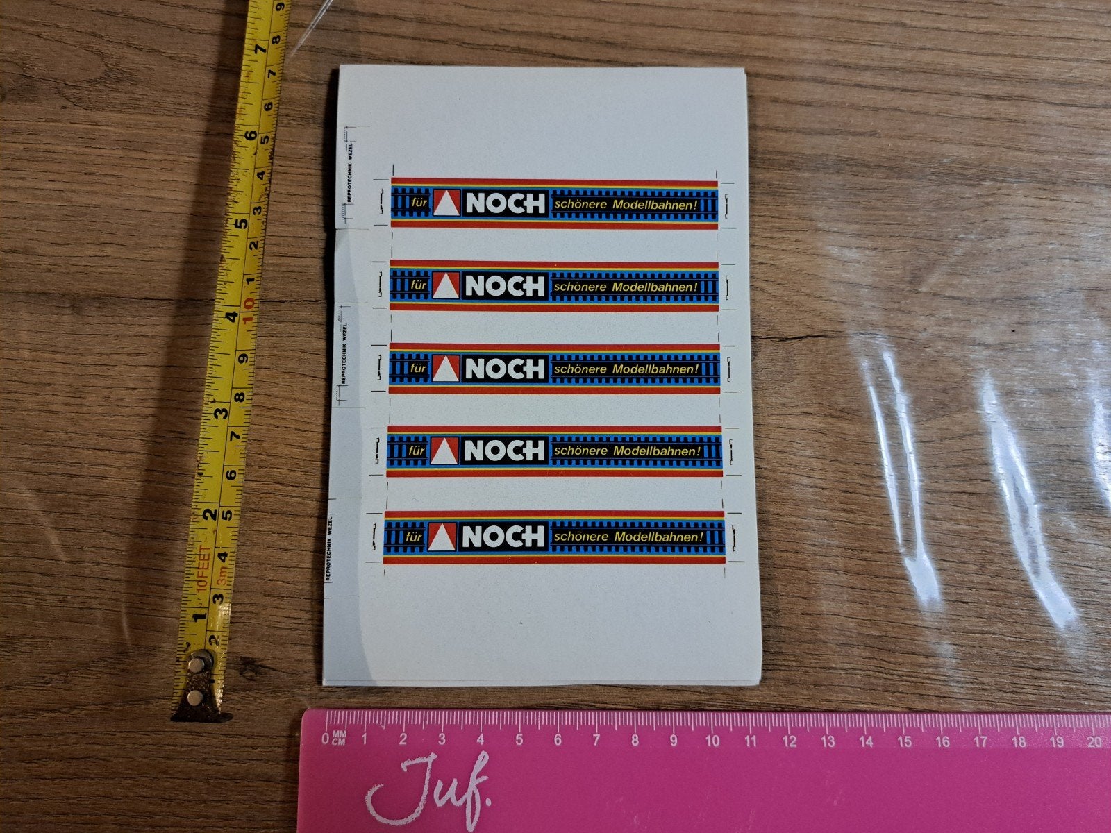 Sticker Noch für schonere Modellbahnen!, Ophalen of Verzenden, Zo goed als nieuw, Bedrijf of Vereniging