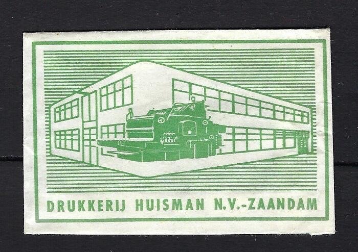 830 Zaandam drukkerij HUISMAN, Ophalen of Verzenden, Nederland