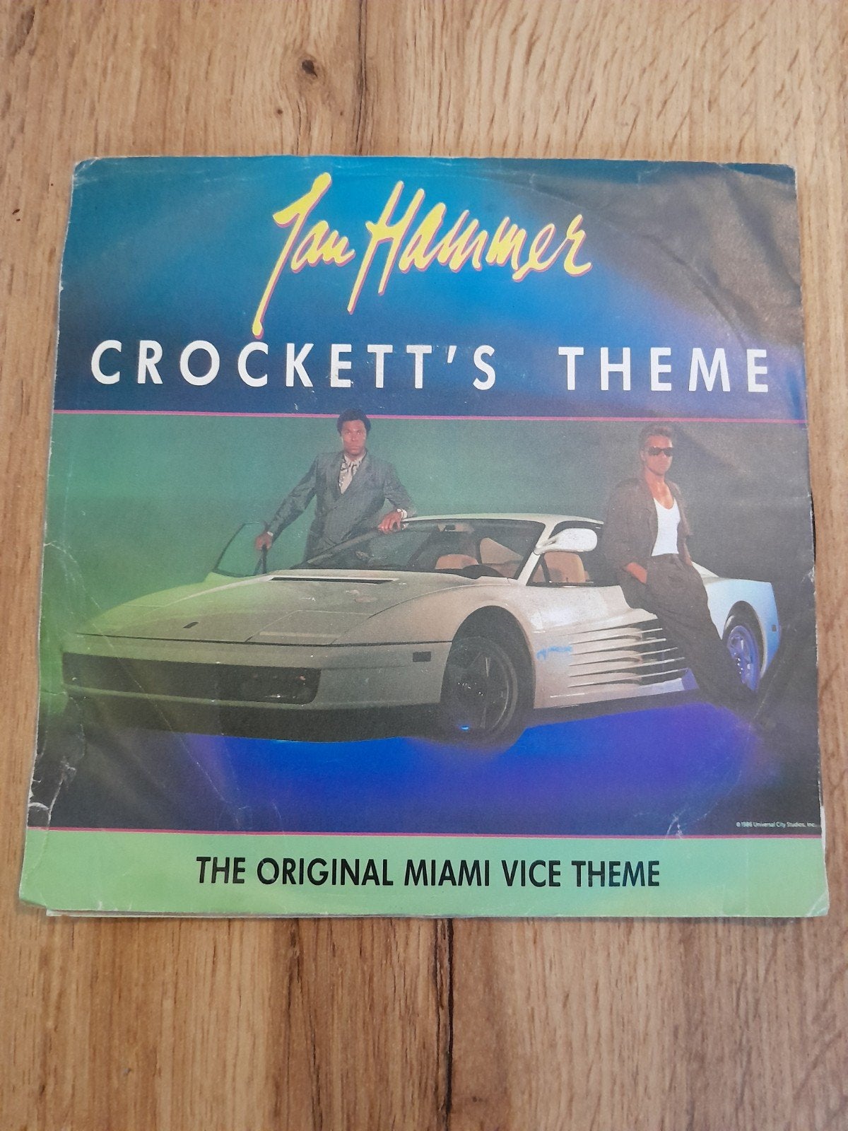 Jan hammer 7inch crockett,s theme, Ophalen of Verzenden, Zo goed als nieuw, Pop