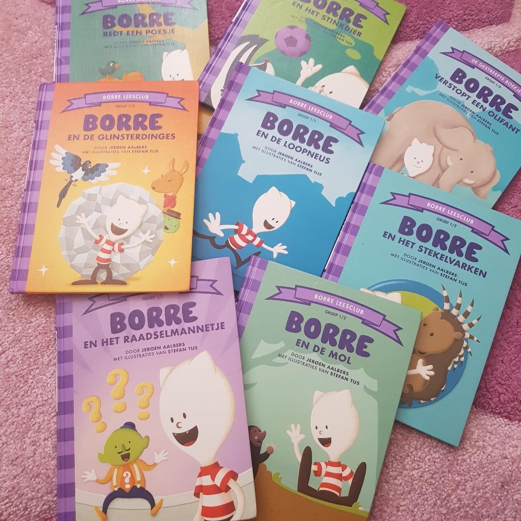Borre bokjes, Boeken, Ophalen, Zo goed als nieuw, 3 tot 4 jaar