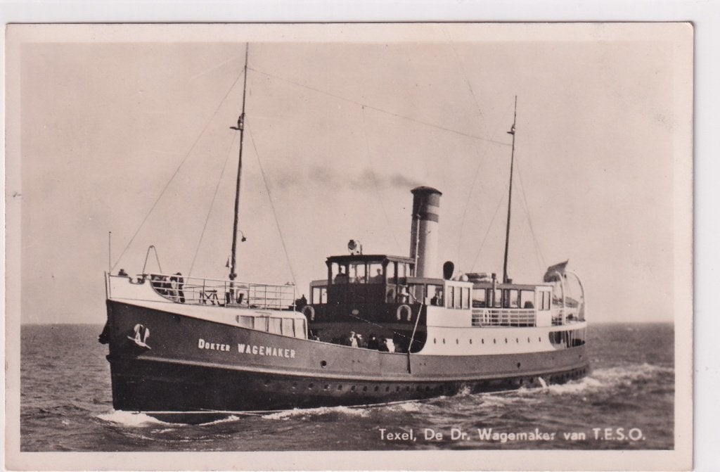 Texel de "dr. Wagemaker" van TESO, Ophalen of Verzenden, Ongelopen, Waddeneilanden