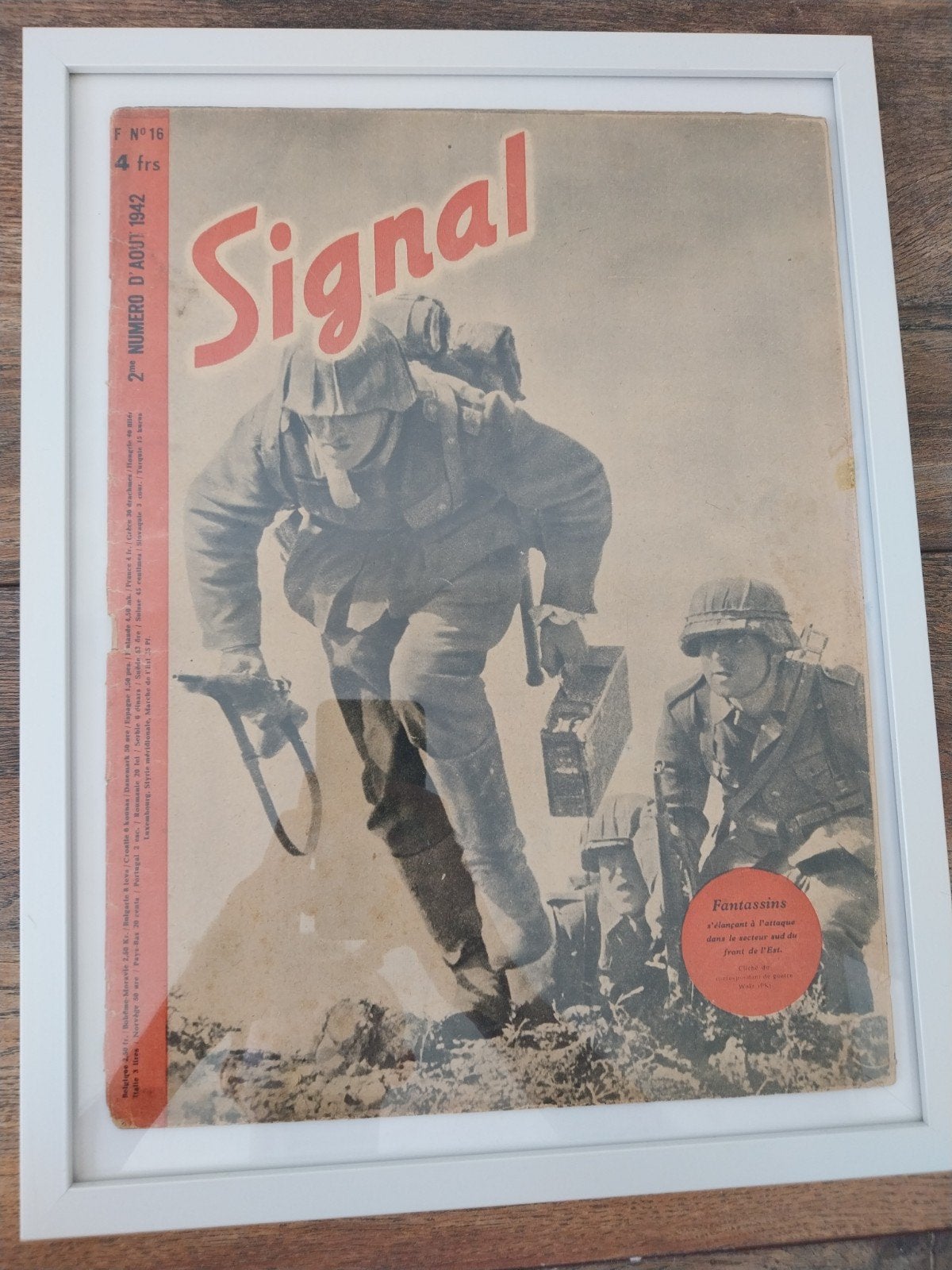 Origineel Signal Propaganda Tijdschrift WO2 - Augustus 1942, Ophalen of Verzenden, Overige soorten, Duitsland, Boek of Tijdschrift