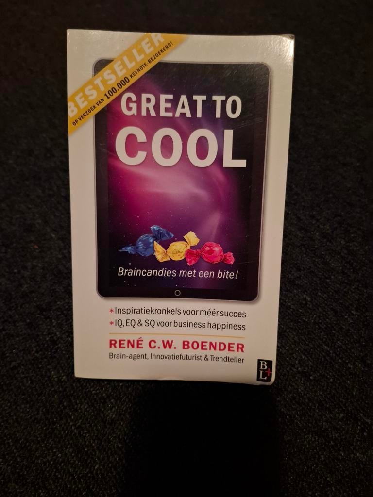 Great to Cool - René C.W. Boender (Bestseller), Ophalen of Verzenden, Zo goed als nieuw, Management, René C.W. Boender