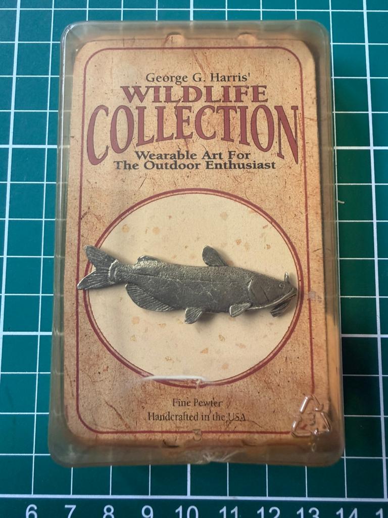 Catfish meerval G. Harris tin made in USA, Ophalen of Verzenden, Zo goed als nieuw, Overige typen