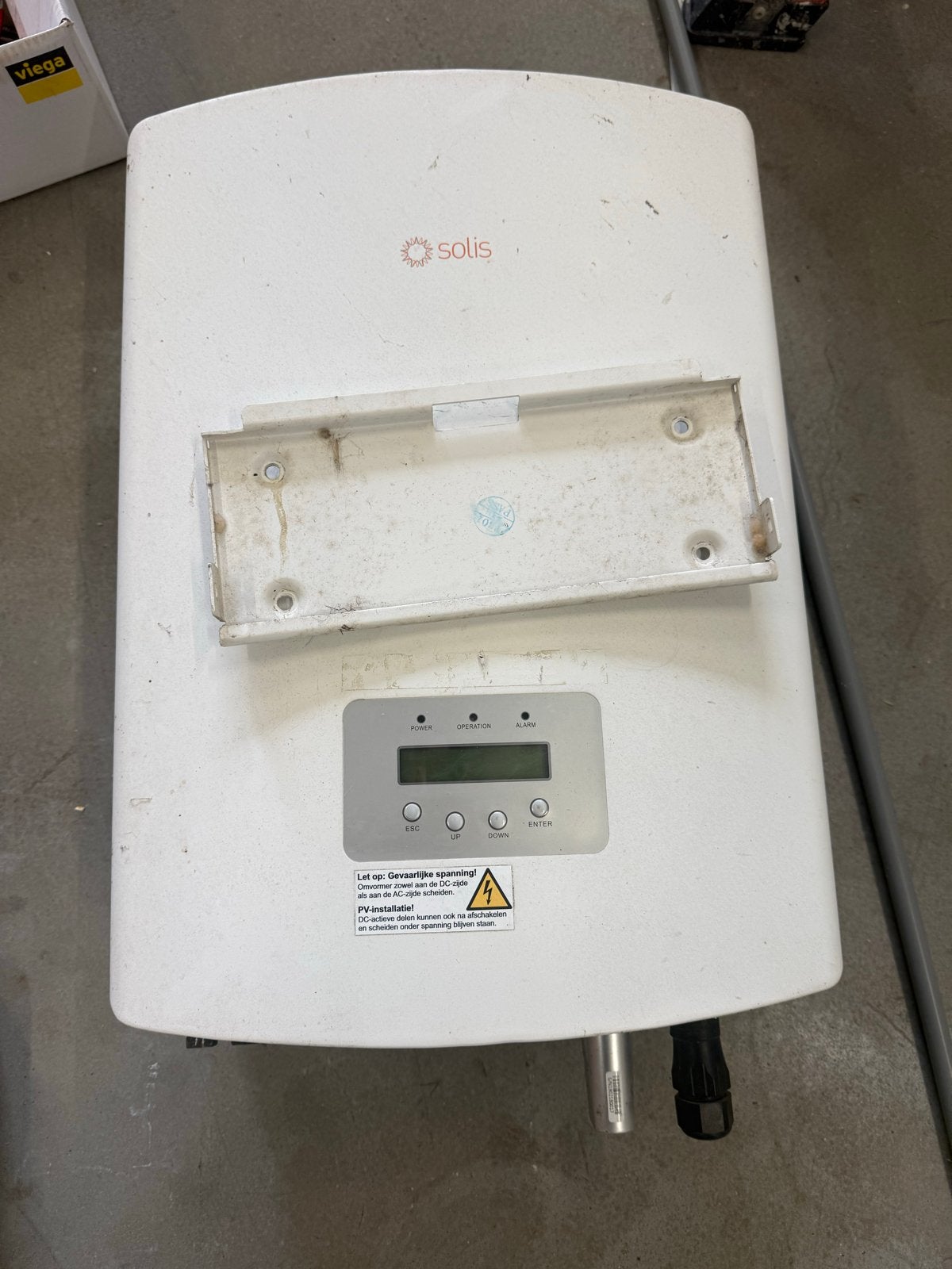 Werkende Solis omvormer 11 kW - Solis-10K, Ophalen, Gebruikt, Overige typen, 200 wattpiek of meer