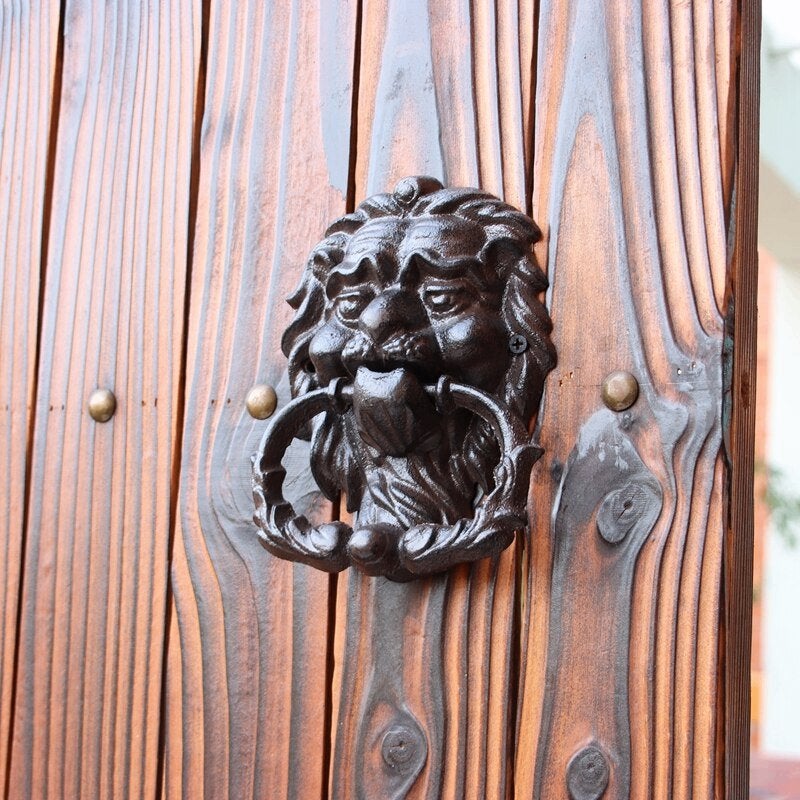 Leeuw Deurklopper / Deur Klopper Dieren Klopper Voordeur, Verzenden, Huis en Inrichting