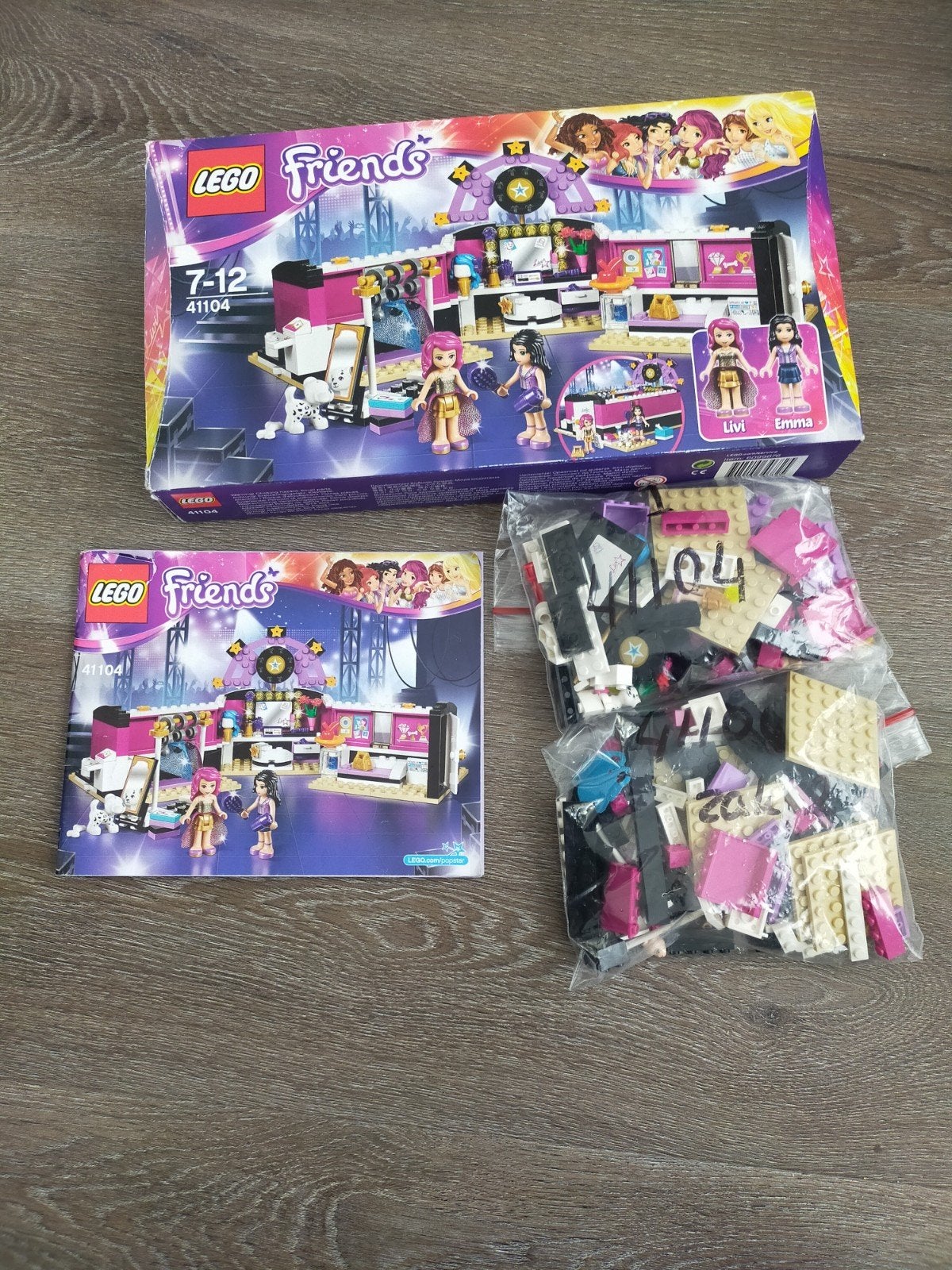 Lego Friends 41104 Popsterren Kleedkamer, Gebruikt, Lego, Friends, Ophalen of Verzenden