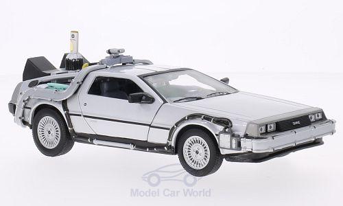 Schaalmodel DeLorean Time Machine Back to the future deel II, Ophalen of Verzenden, Nieuw, Auto