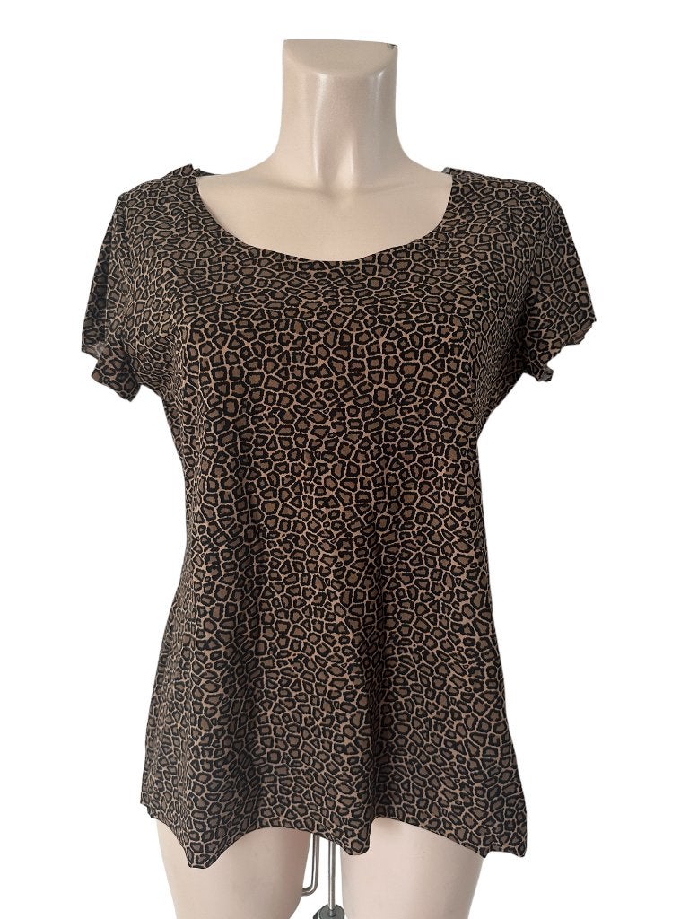 Jane Lushka shirt L, Kleding | Dames, Maat 38/40 (M), Bruin, Ophalen of Verzenden, Zo goed als nieuw