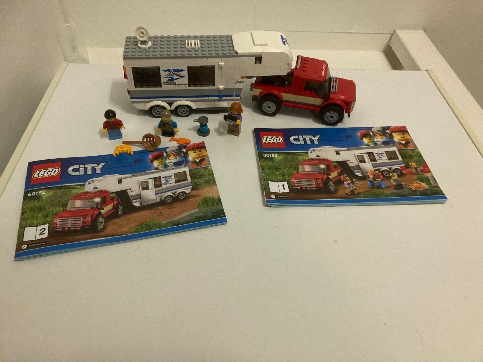 Lego City 60182 Camper met pick-up en accessoires, Ophalen, Gebruikt, Overige merken
