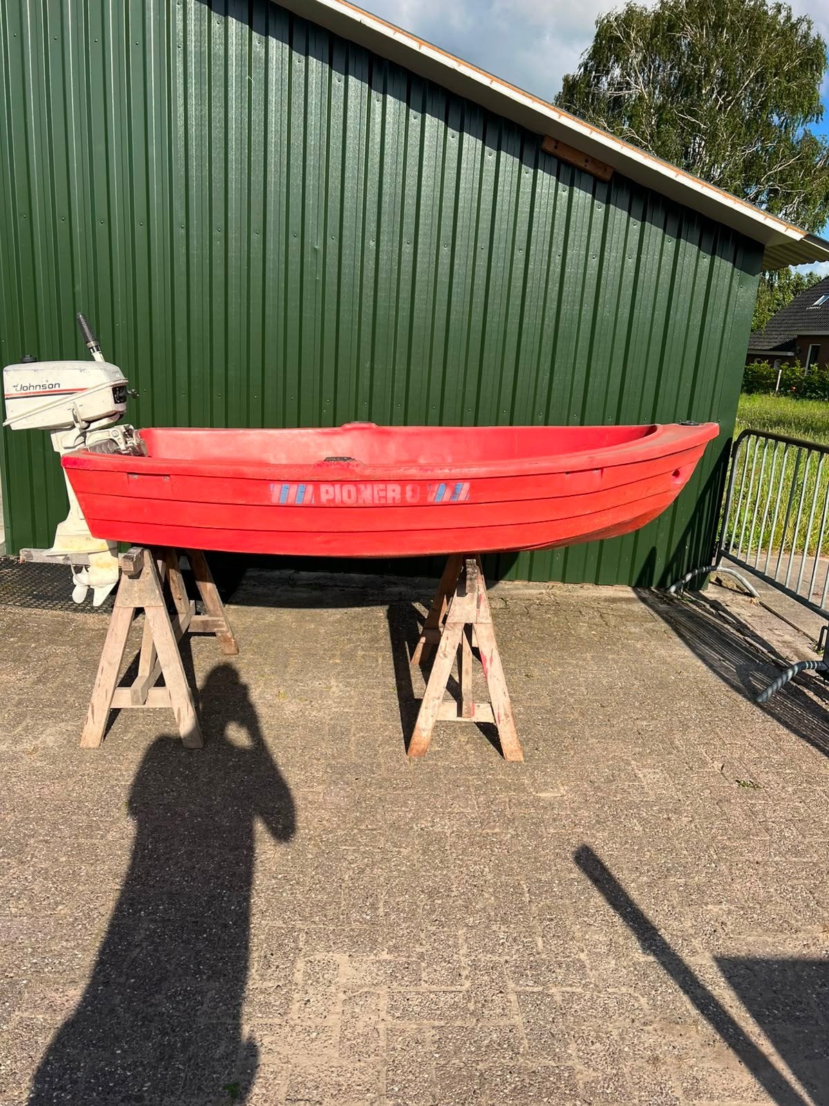te koop leuke kinderboot pioner 8, Ophalen, Gebruikt, Drie personen of meer, Overige typen