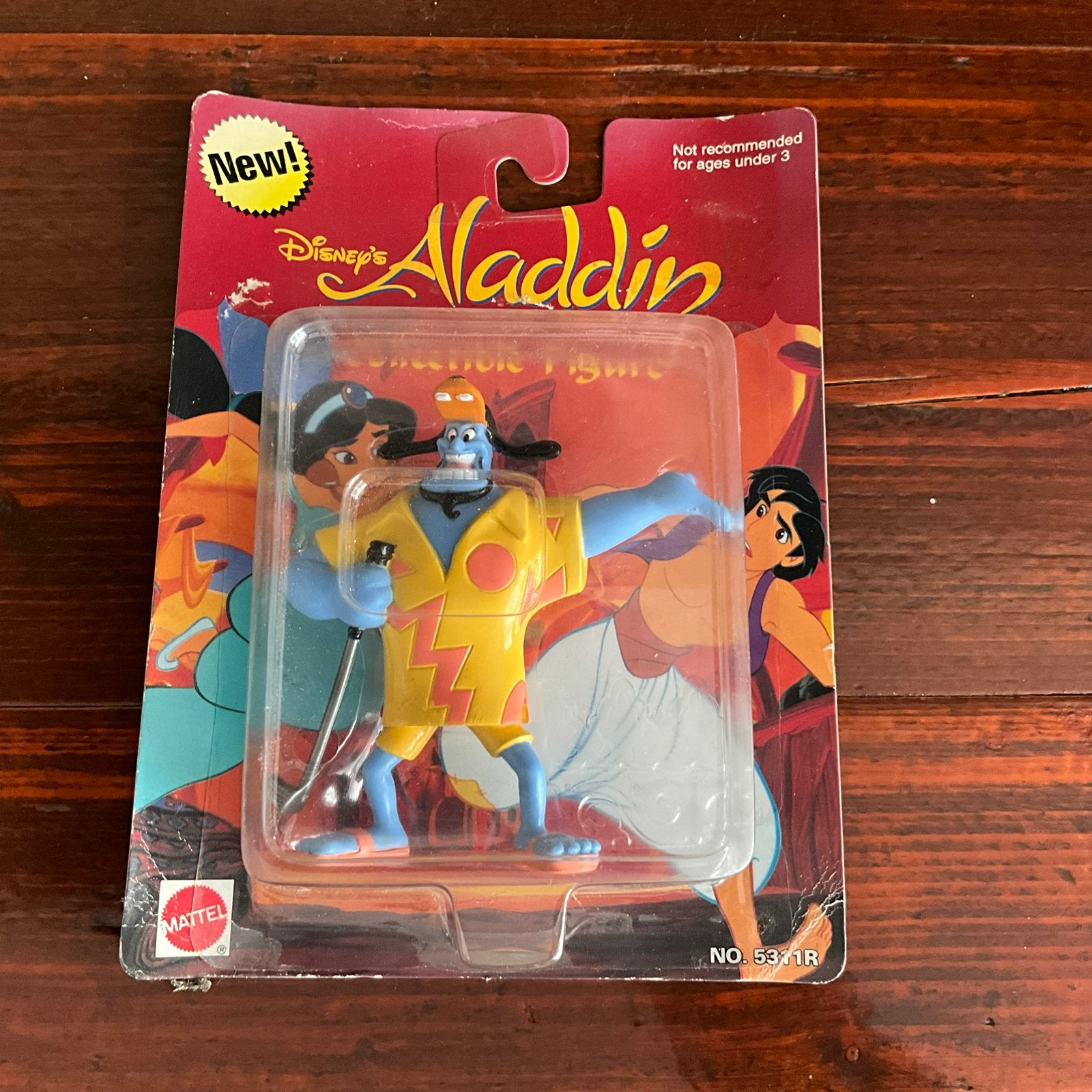 Zeldzaam vintage Disney de geest uit Aladdin Mattel geseald, Ophalen of Verzenden, Nieuw