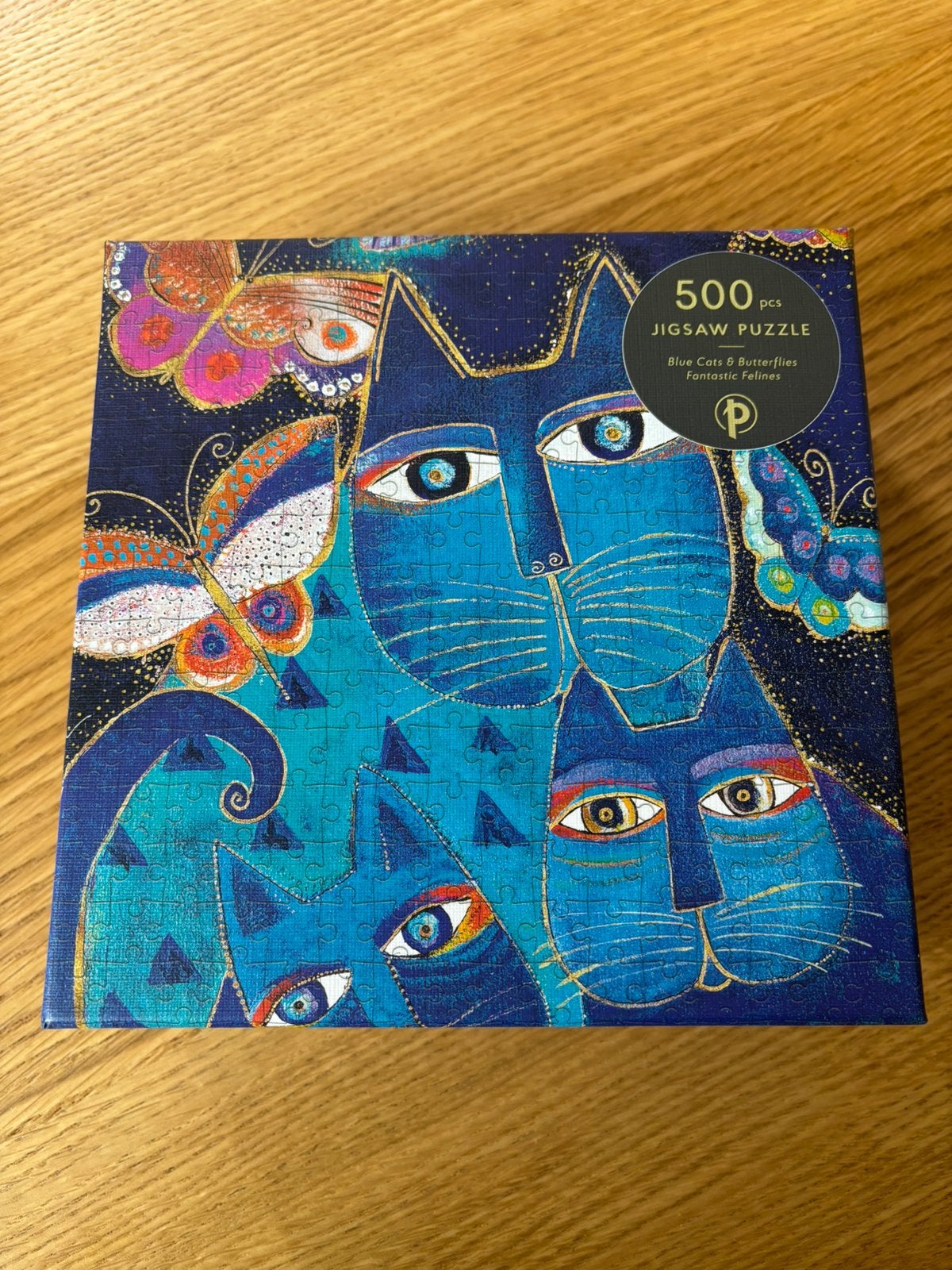 Paperblanks puzzle vats & butterflies, Hobby en Vrije tijd, Denksport en Puzzels, Ophalen of Verzenden, 500 t/m 1500 stukjes, Zo goed als nieuw