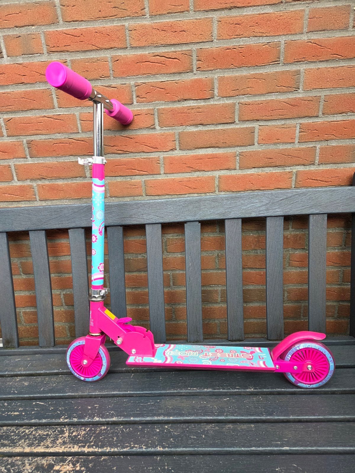 Roze/Blauwe Step voor Kinderen - Street Rider, Fietsen en Brommers, Steps, Ophalen of Verzenden, Gebruikt, Gewone step, Street Rider