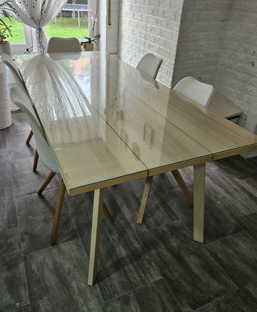 eettafel goede staat van ikea, Ophalen, 50 tot 100 cm, Zo goed als nieuw, Vijf personen of meer