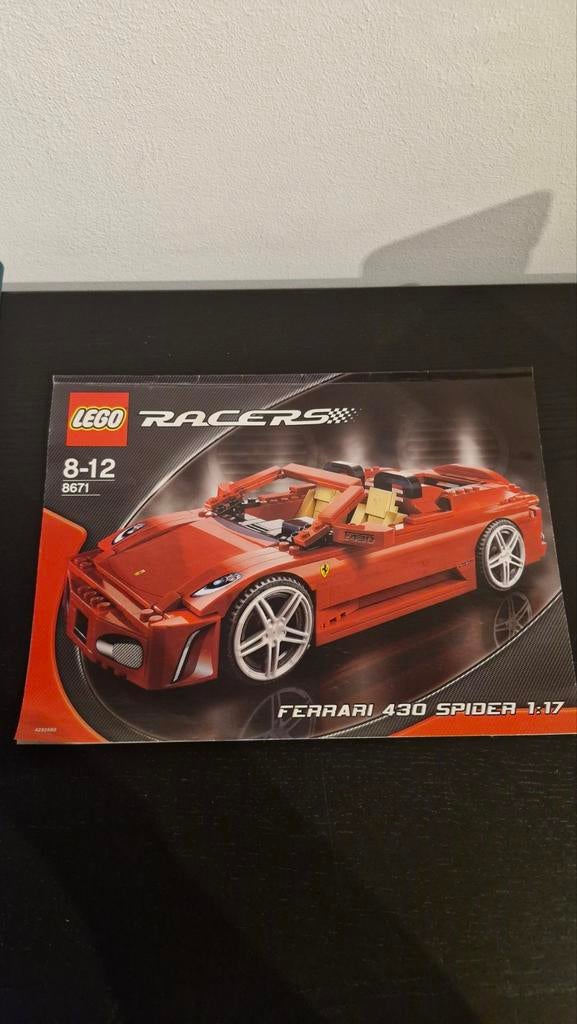 Lego Racers 8671 Ferrari 430 Spider, Kinderen en Baby's, Speelgoed | Duplo en Lego, Ophalen of Verzenden, Zo goed als nieuw