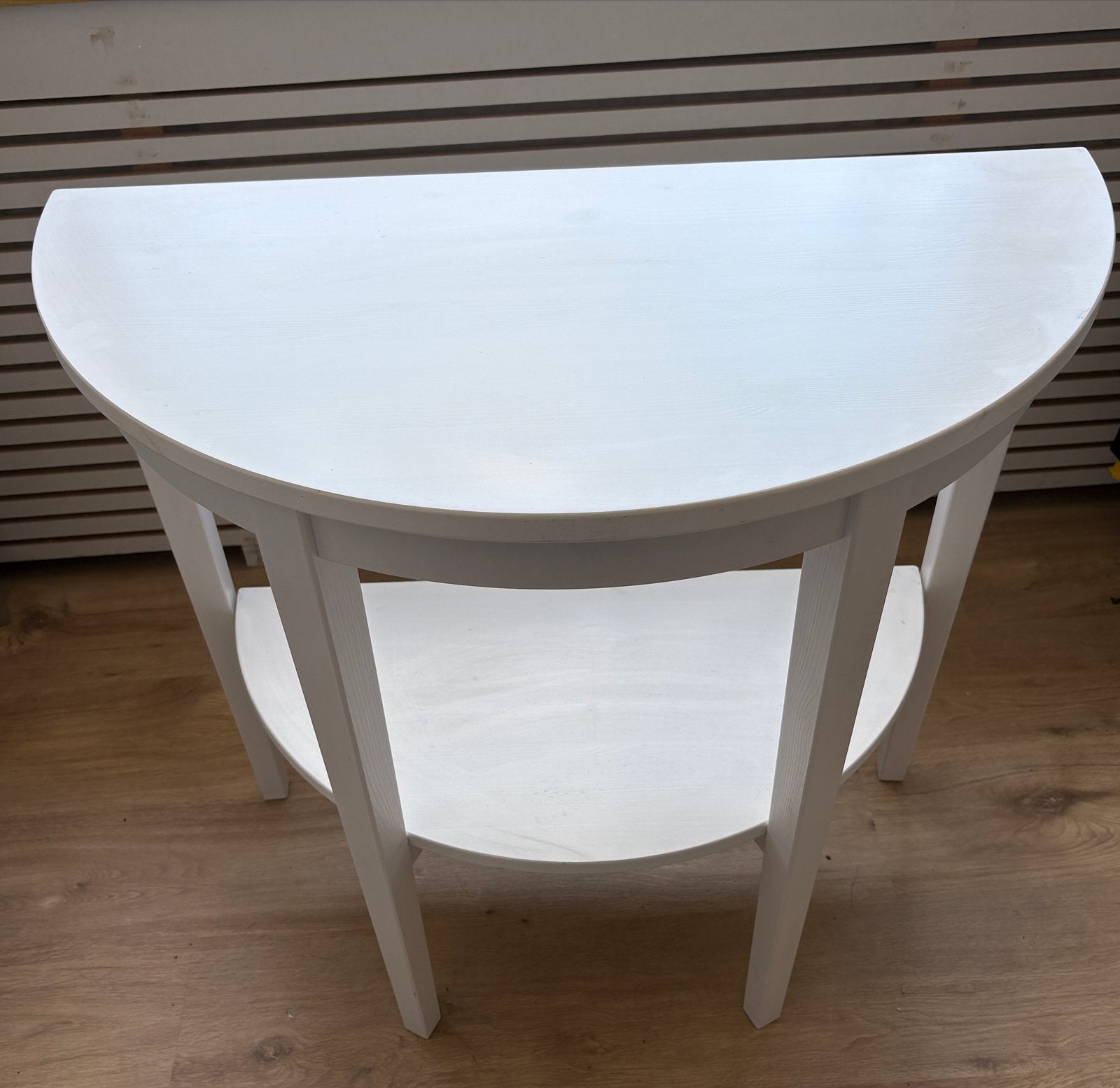 IKEA Arkelstorp Halve Maan Console Tafel Wit, Ophalen, Gebruikt, Minder dan 50 cm, Ovaal