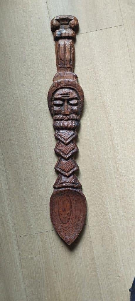 Keltische of Scandinavische lovespoon 77 cm, Antiek en Kunst, Ophalen of Verzenden