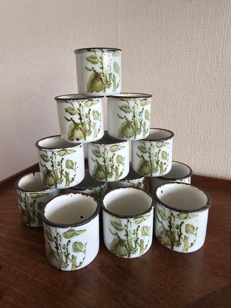 Wedgwood Stonehenge 'Green Leaves' eierdop p.st, Overige typen, Ophalen of Verzenden, Zo goed als nieuw, Wedgwood