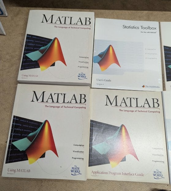 matlab 5/6 boek en toolboxen, Ophalen, Beta, Zo goed als nieuw, WO