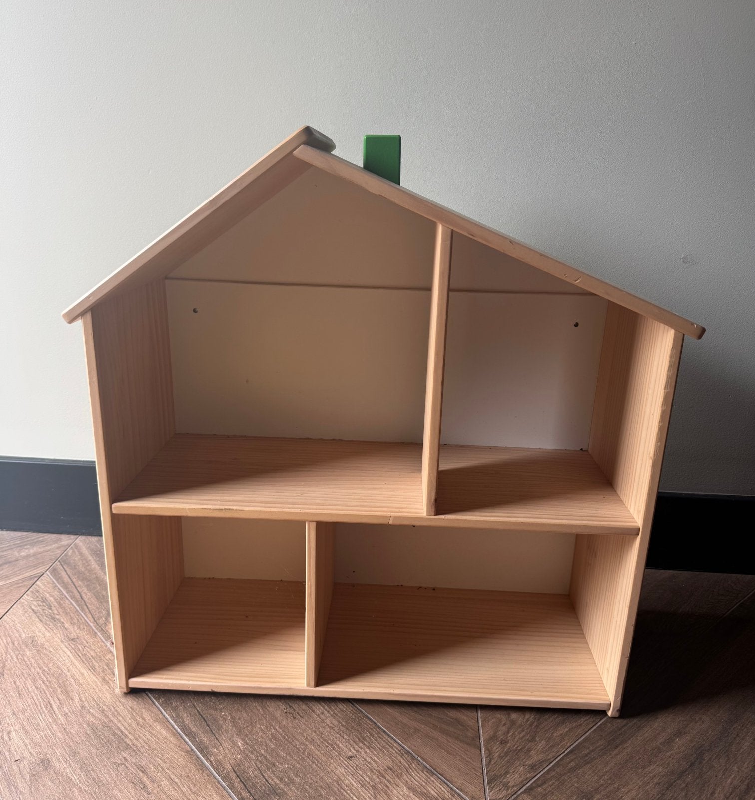 Poppenhuis hout flisat ikea, Ophalen, Zo goed als nieuw, Poppenhuis