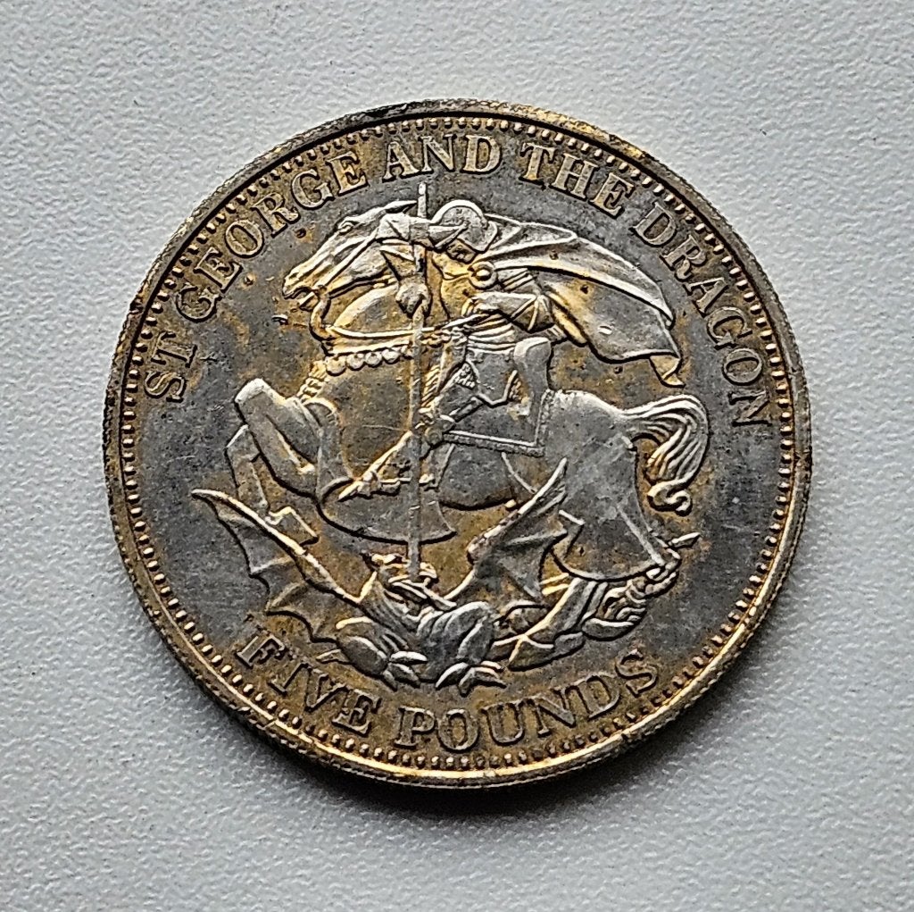 Five Pounds St George and the Dragon 2012, Overige landen, Losse munt, Goud, Overige waardes