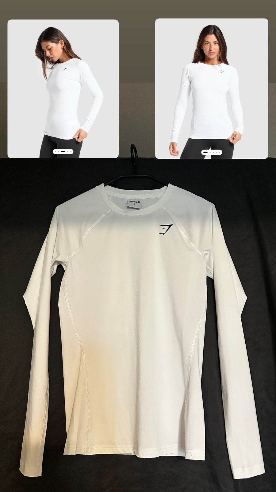 Gymshark, Wit, Ophalen of Verzenden, Maat 36 (S), Fitness of Aerobics