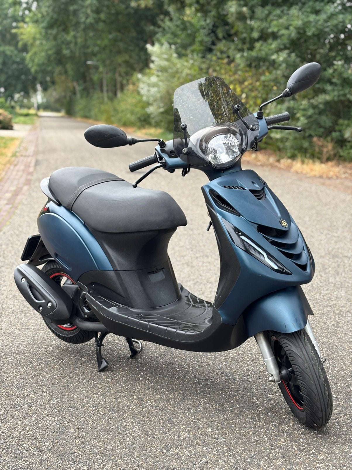 ✅ Zeer Nette Piaggio Zip Sp Brom 2021 Alpha MAT BLAUW! ✅, Zip, Ophalen of Verzenden, Zo goed als nieuw, Benzine