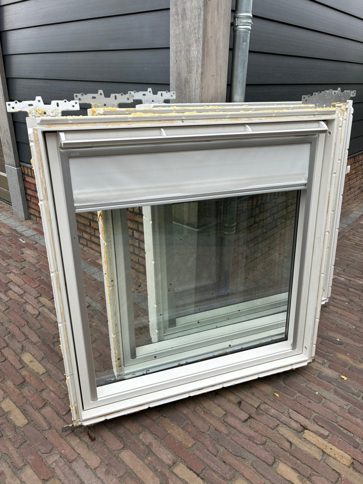 3x VELUX GGU SK06 114x118 kunststof dakraam zolderraam, Doe-het-zelf en Verbouw, Ophalen of Verzenden, Gebruikt