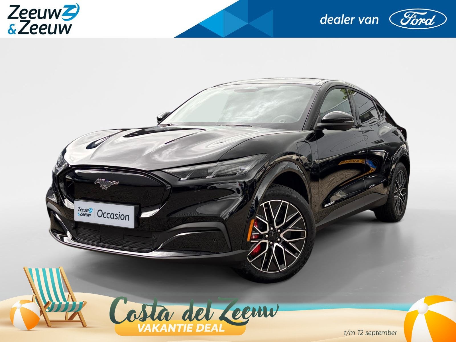 Ford Mustang Mach-E Extended Premium RWD 88 kWh | Nieuw te b, Auto's, Ford, Bedrijf, Te koop, Mustang, 360° camera, ABS, Achteruitrijcamera