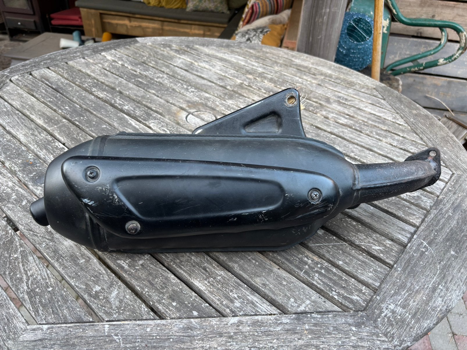 Std 125/180 uitlaat SKR/RUNNER, Motoren, Ophalen of Verzenden