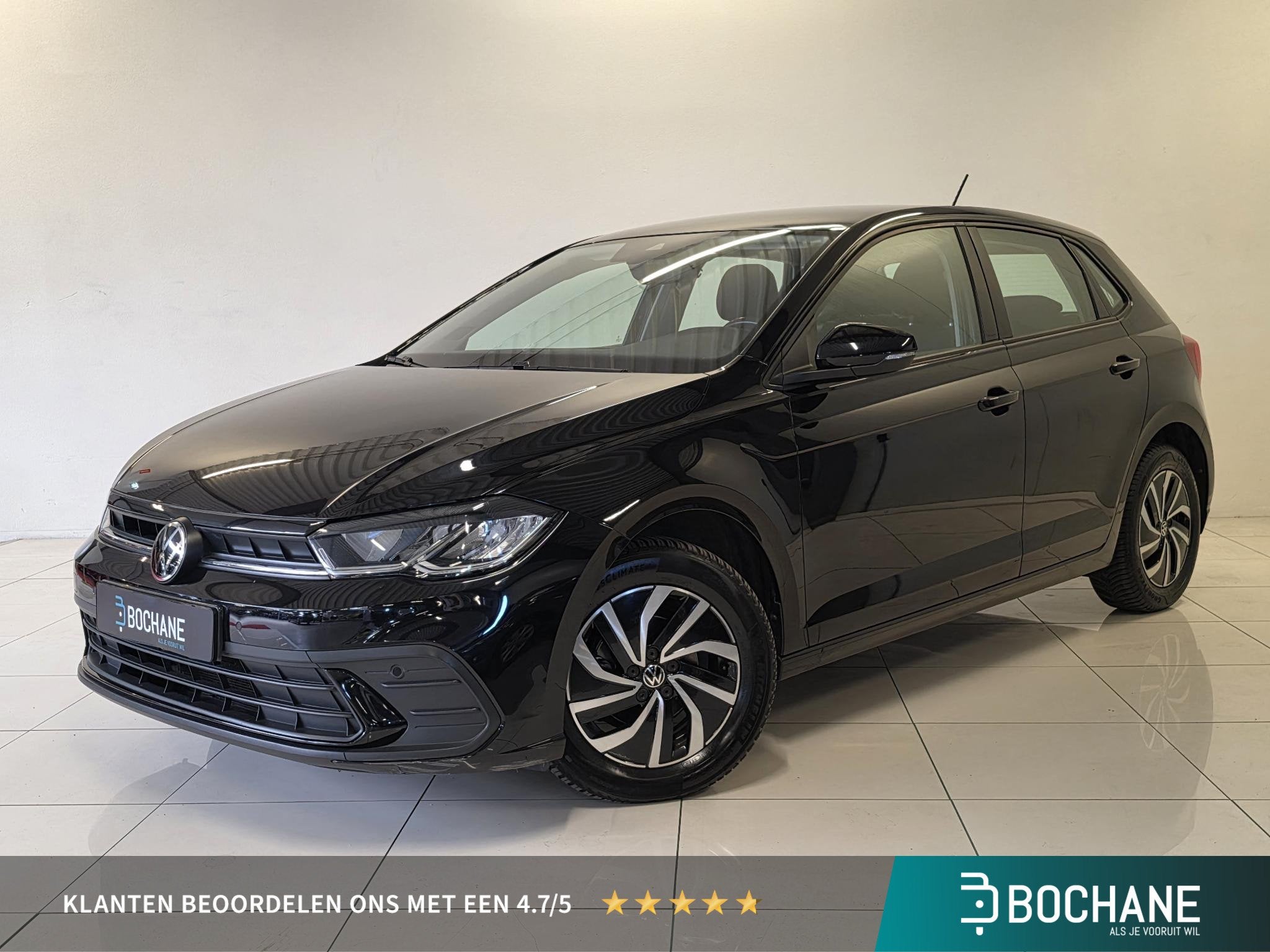 Volkswagen Polo 1.0 TSI Life Business | LED | Navigatie | Cl, Auto's, Stof, Gebruikt, 95 pk, Met garantie (alle)