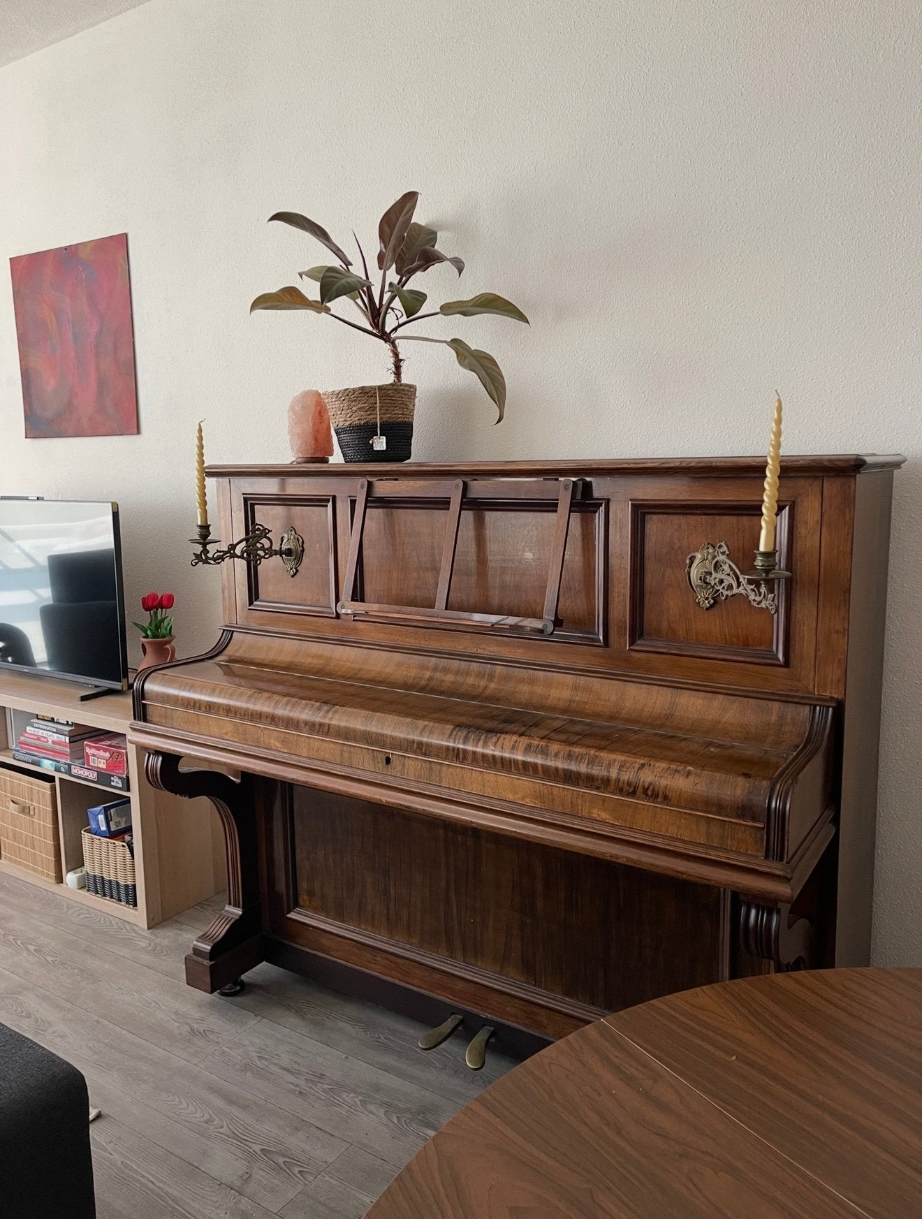 Klassieke Erard piano te koop!, Muziek en Instrumenten, Ophalen, Gebruikt, Bruin, Piano