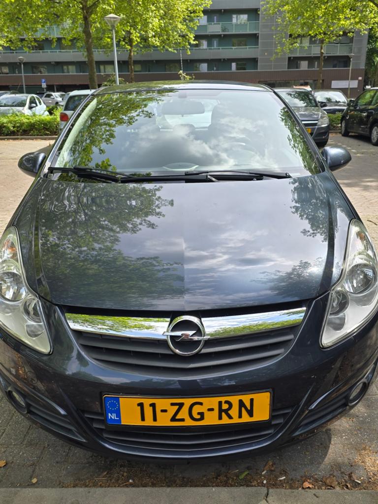 Opel Corsa 1.4 16V 5D AUT 2008 Grijs, Auto's, 4 cilinders, 49 €/maand, 1364 cc, Particulier