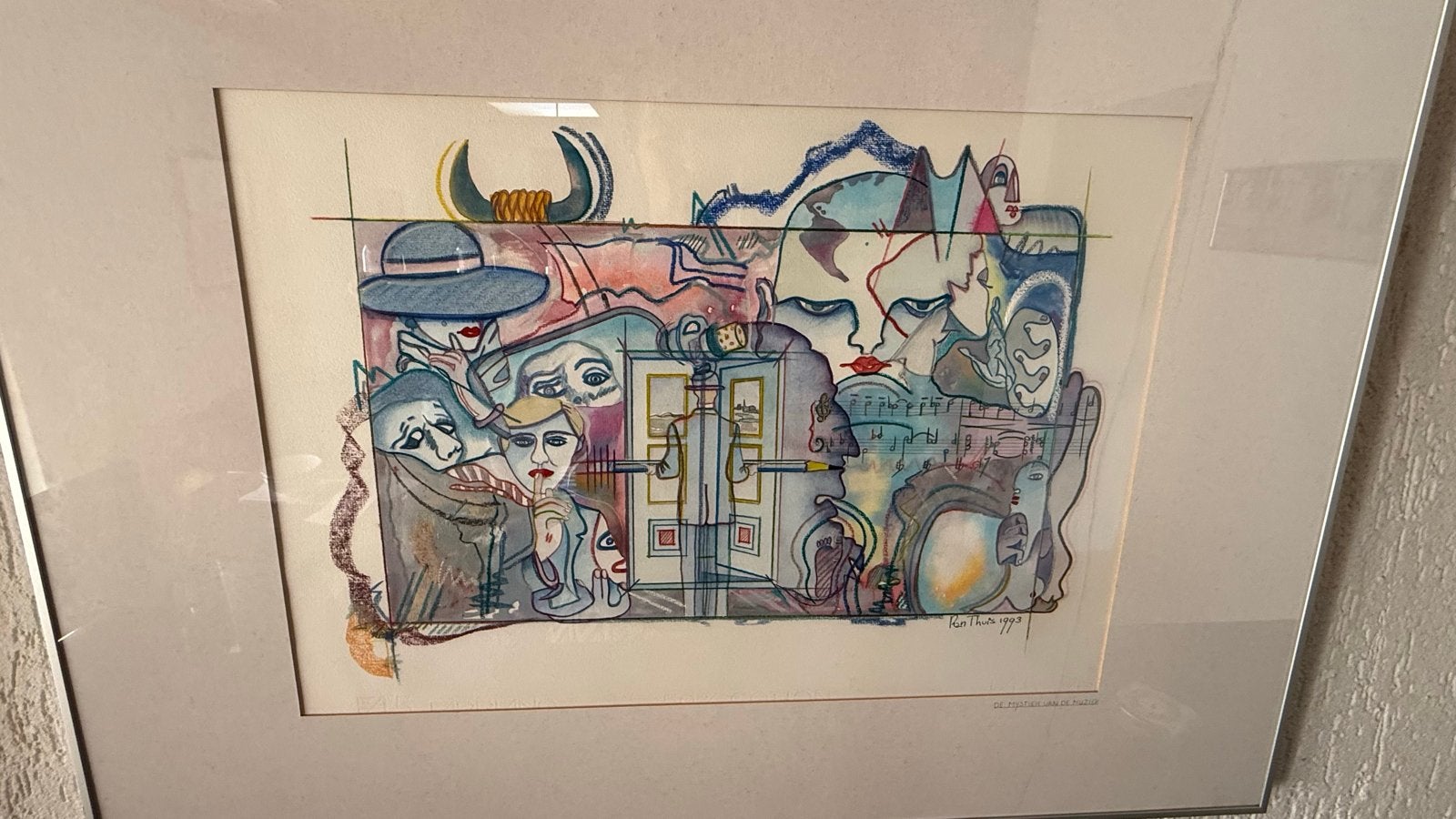 Twee prachtige schilderijen - Ron Thuis (1993), Antiek en Kunst, Kunst | Schilderijen | Modern, Ophalen, Papier/karton, Gesigneerd