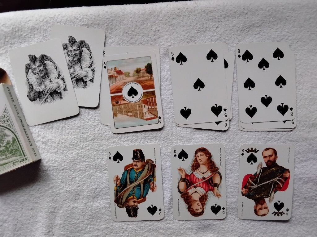 Fynste Java Speelkaarten No 17, Ophalen of Verzenden, Gebruikt, Speelkaart(en)
