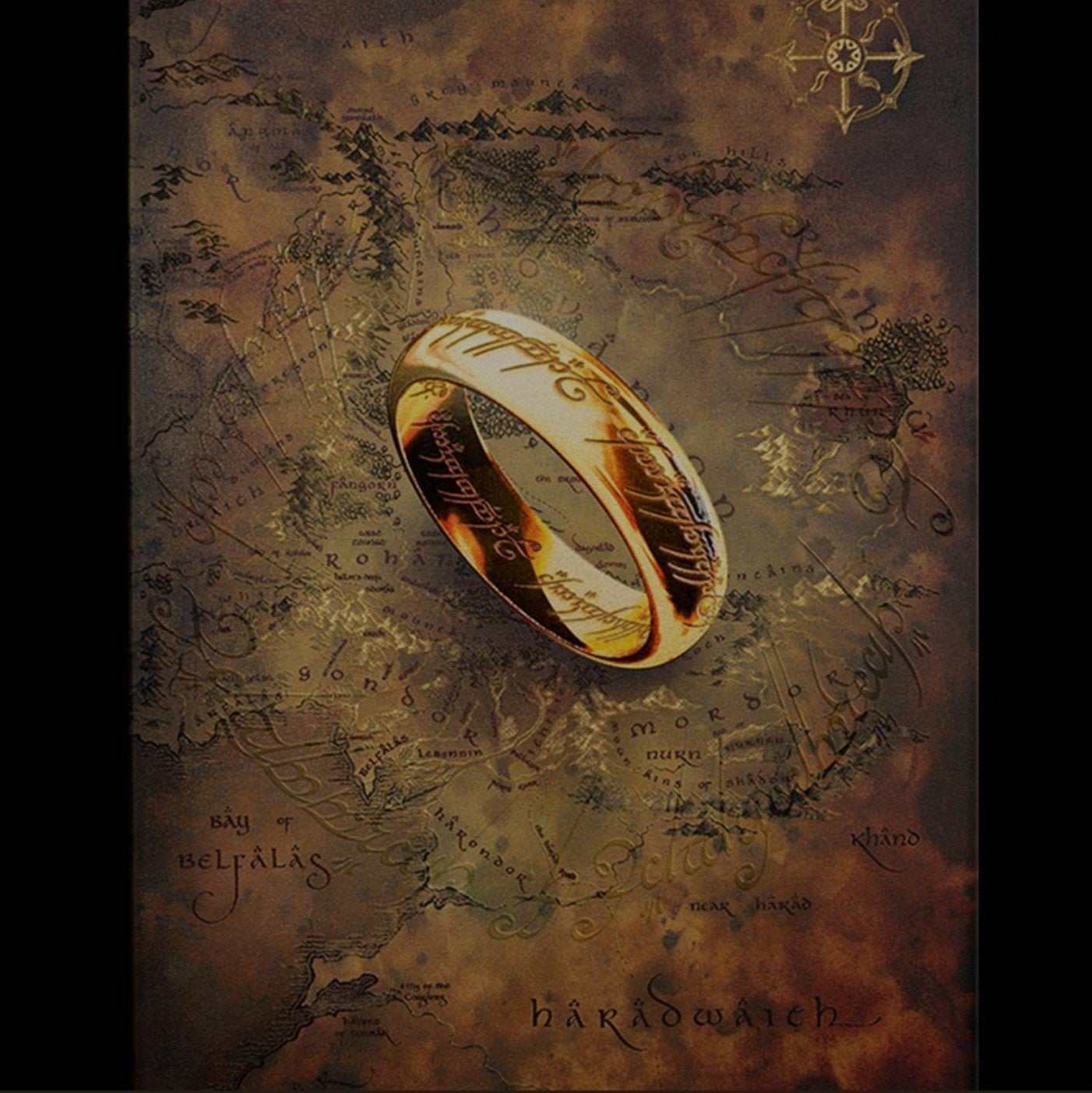 Lord of the Rings The One Ring Limited Edition Displate, Ophalen of Verzenden