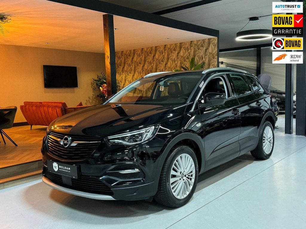 Opel Grandland X 1.6 Turbo Innovation | Camera | Cruise | Na, Auto's, Parkeersensor, Gebruikt, 4 cilinders, Leder en Stof