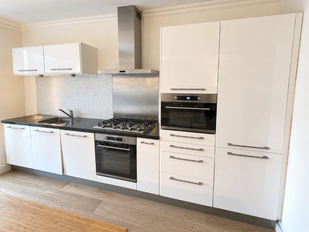 Complete IKEA keuken met apparatuur, Ophalen, Gebruikt, Wit, Graniet of Steen