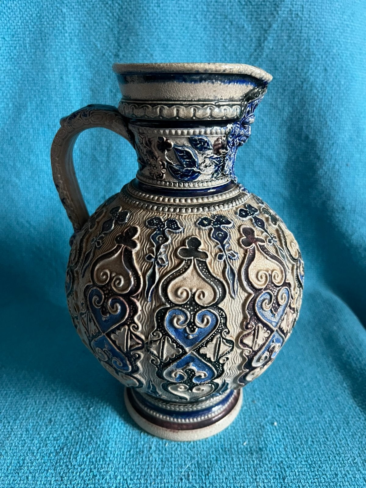 Prachtige Westerwald Steengoed kan, Antiek en Kunst, Antiek | Keramiek en Aardewerk, Ophalen of Verzenden