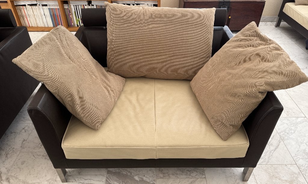 montis axium bankstel, fauteuil en poef, Ophalen, Gebruikt, 75 tot 100 cm