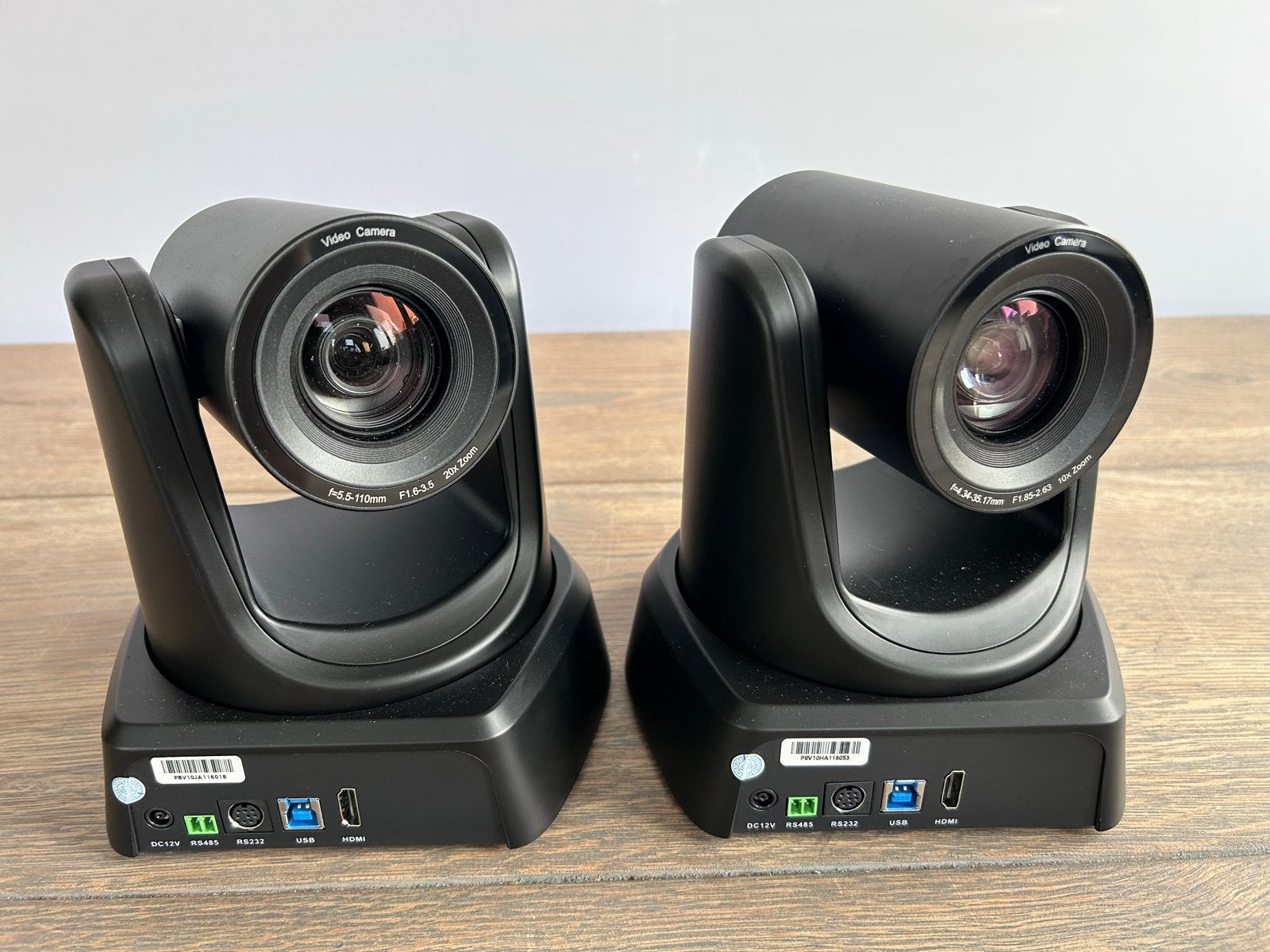 2 PTZ Videocamera's - Full HD, met resp. 20/10 Optische Zoom, Overige merken, Full HD, 20x of meer, Nieuw