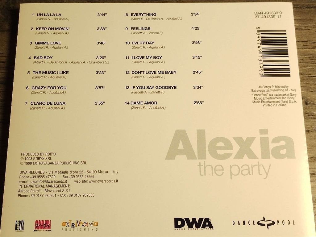 Alexia ‎– The Party, Cd's en Dvd's, Ophalen of Verzenden, Zo goed als nieuw, Disco