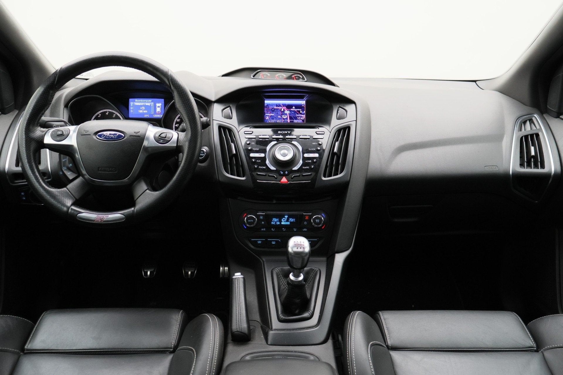 Ford Focus 2.0 EcoBoost ST-3 Recaro, Schuif-/Kanteldak, Came, Euro 5, Gebruikt, Zwart, 4 cilinders
