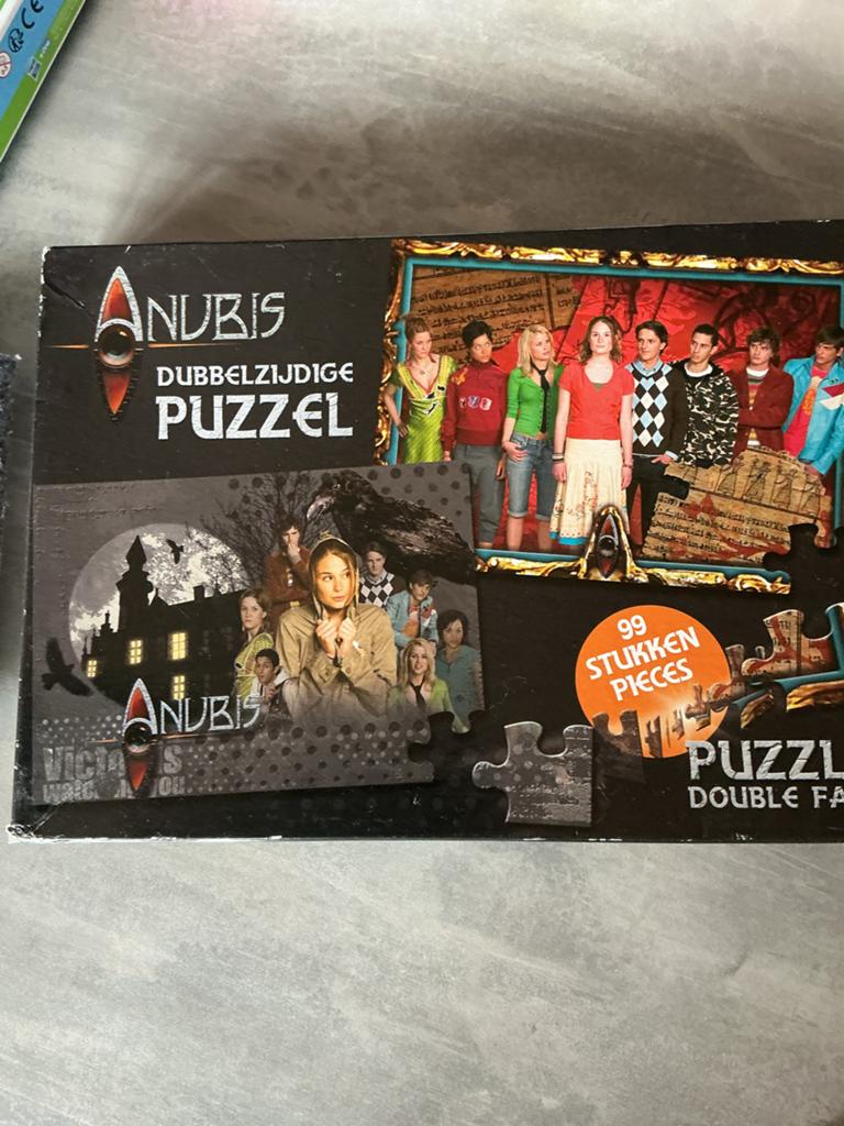 Anubis Dubbelzijdige Puzzel - 99 Stukjes, Ophalen of Verzenden, Zo goed als nieuw