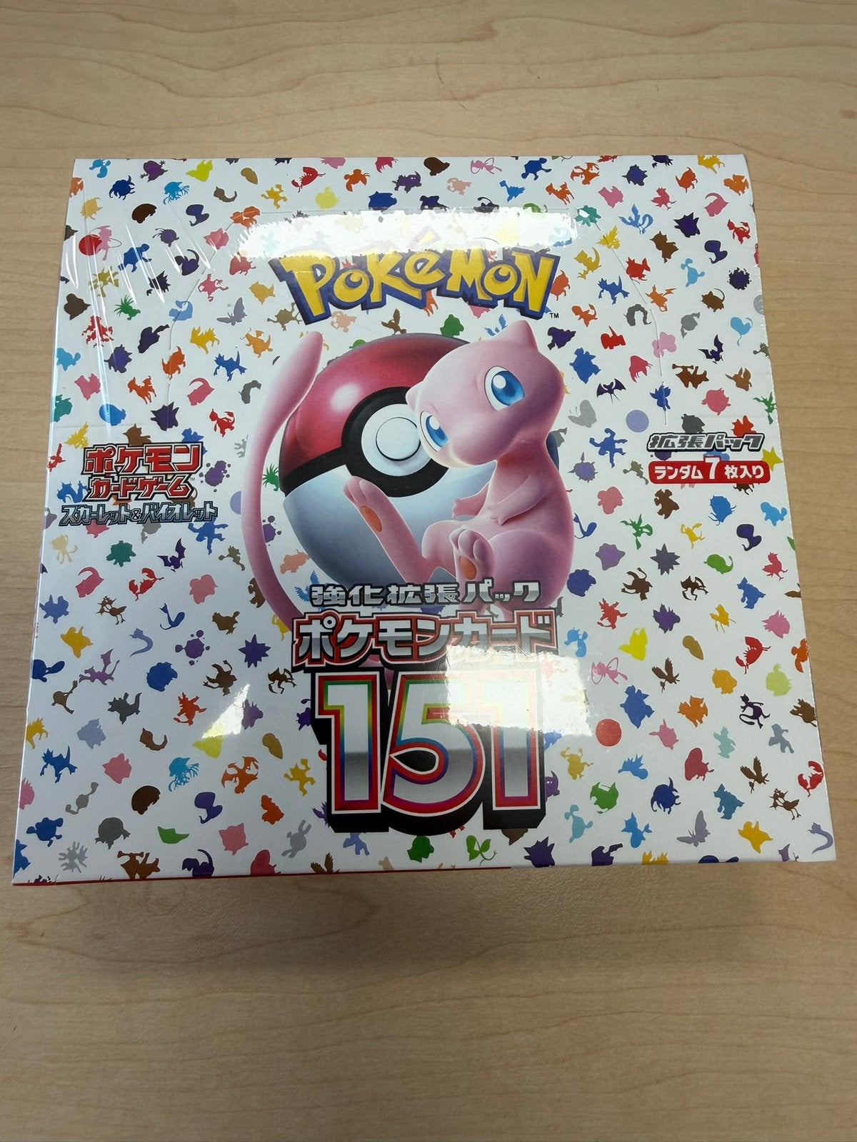 Pokemon 151 booster box Japans - SEALED MINT, Ophalen of Verzenden, Nieuw, Boosterbox
