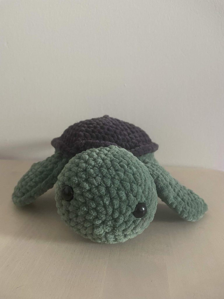 Grote gehaakte Schildpad Knuffel - Handgemaakt, Ophalen of Verzenden, Nieuw, Haken, Overige typen