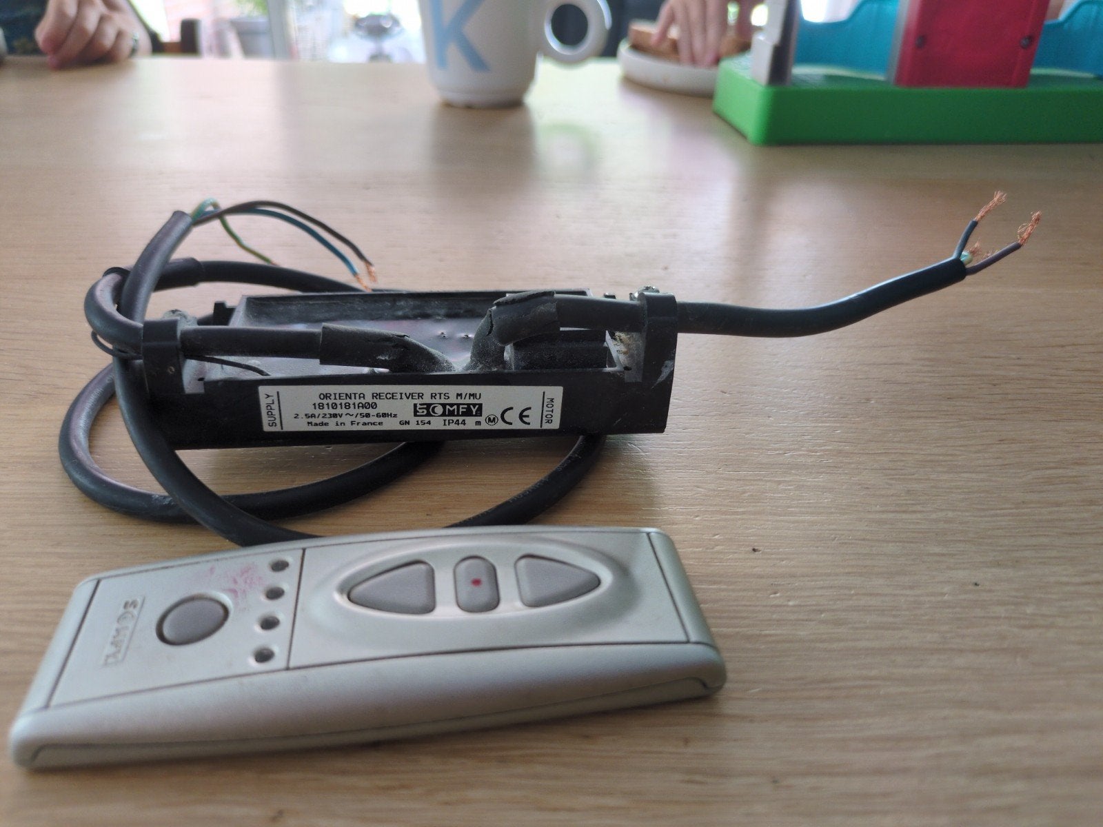 Somfy Orienta RTS ontvanger met afstandsbediening, Ophalen of Verzenden, Gebruikt