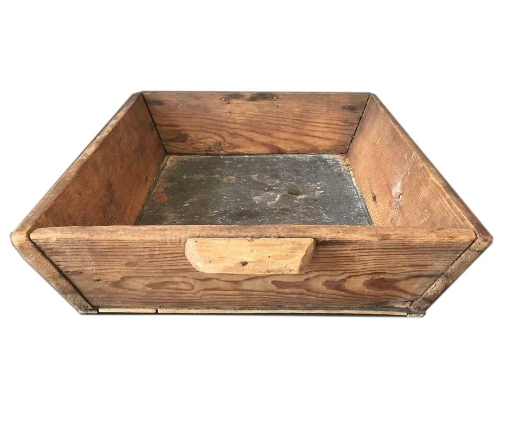 Brocante houten ZEEF, landelijke stijl 42 x 33 cm., Ophalen of Verzenden